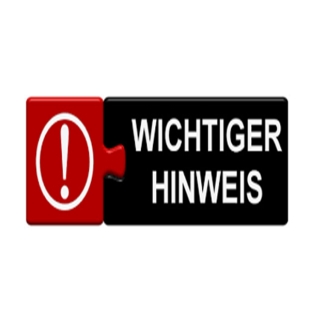 Wichtiger Hinweis